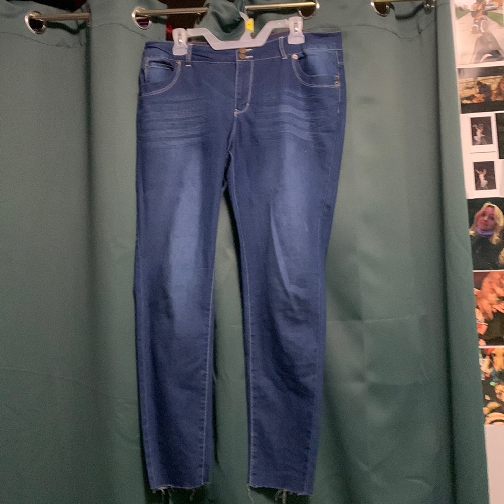 Blue jeggings